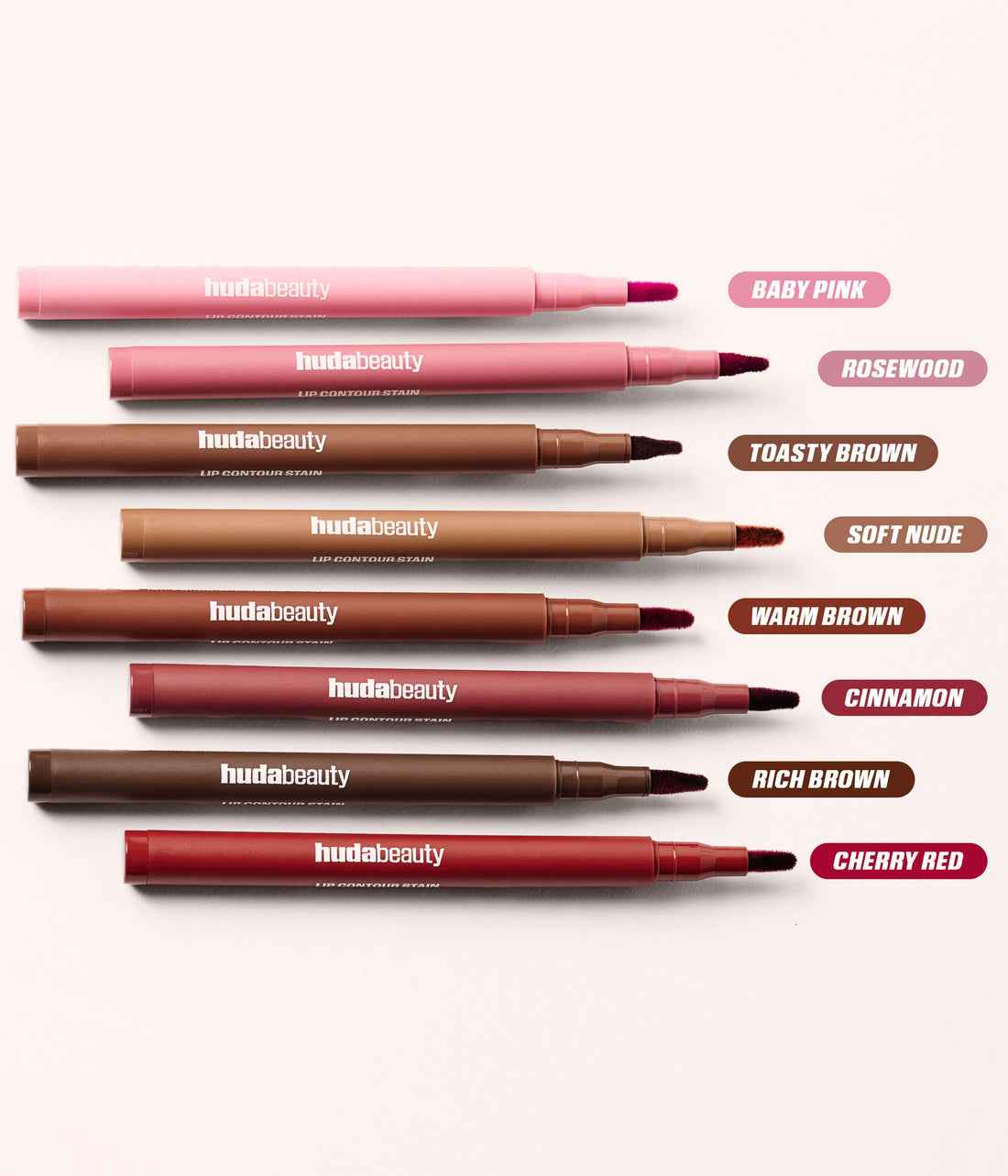 Huda beauty LIP CONTOUR LIP STAIN FOR 12-HOUR WEAR